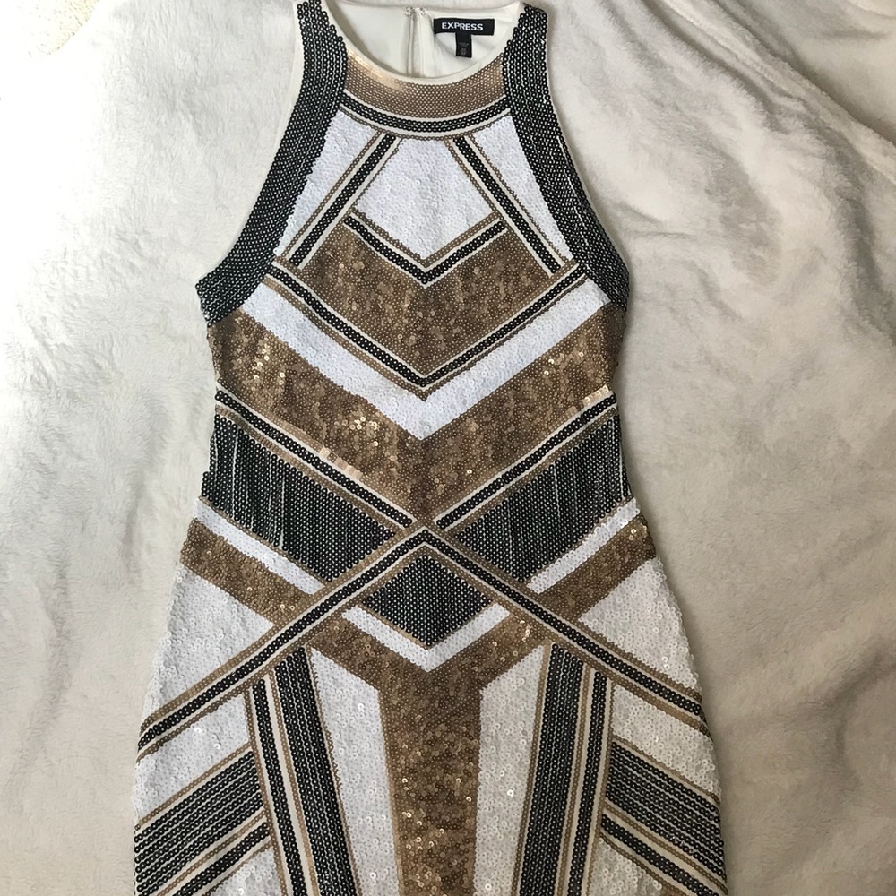 Express Sequin Sheath Dress